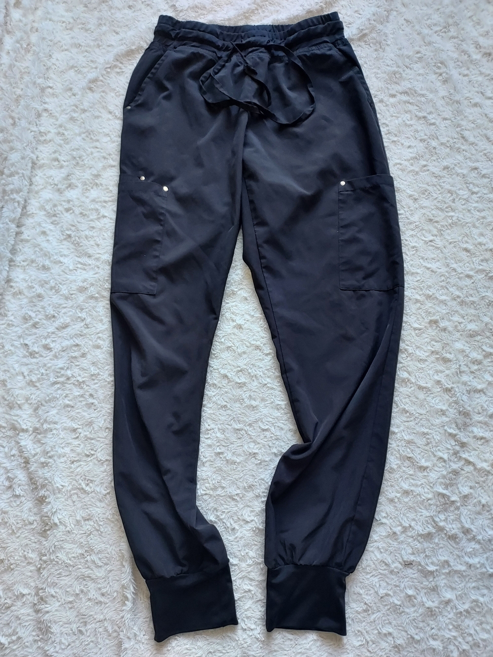 Zinnia Black Performance Joggers XS